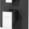 Душевая система Hansberge CUBITO H6077BC Черный хром