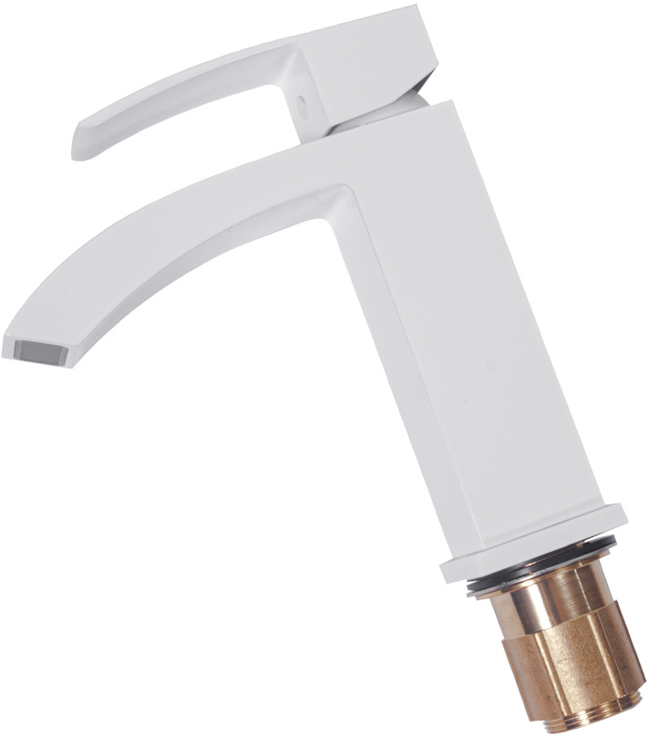 Cмеситель для раковины Hansberge CUBITO H1077WW Белый Cмеситель для раковины Hansberge CUBITO H1077WW Белый