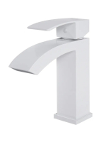 Cмеситель для раковины Hansberge CUBITO H1077WW Белый