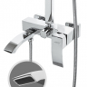 Набор для ванны 2 в 1 Hansberge CUBITO H5077 Хром