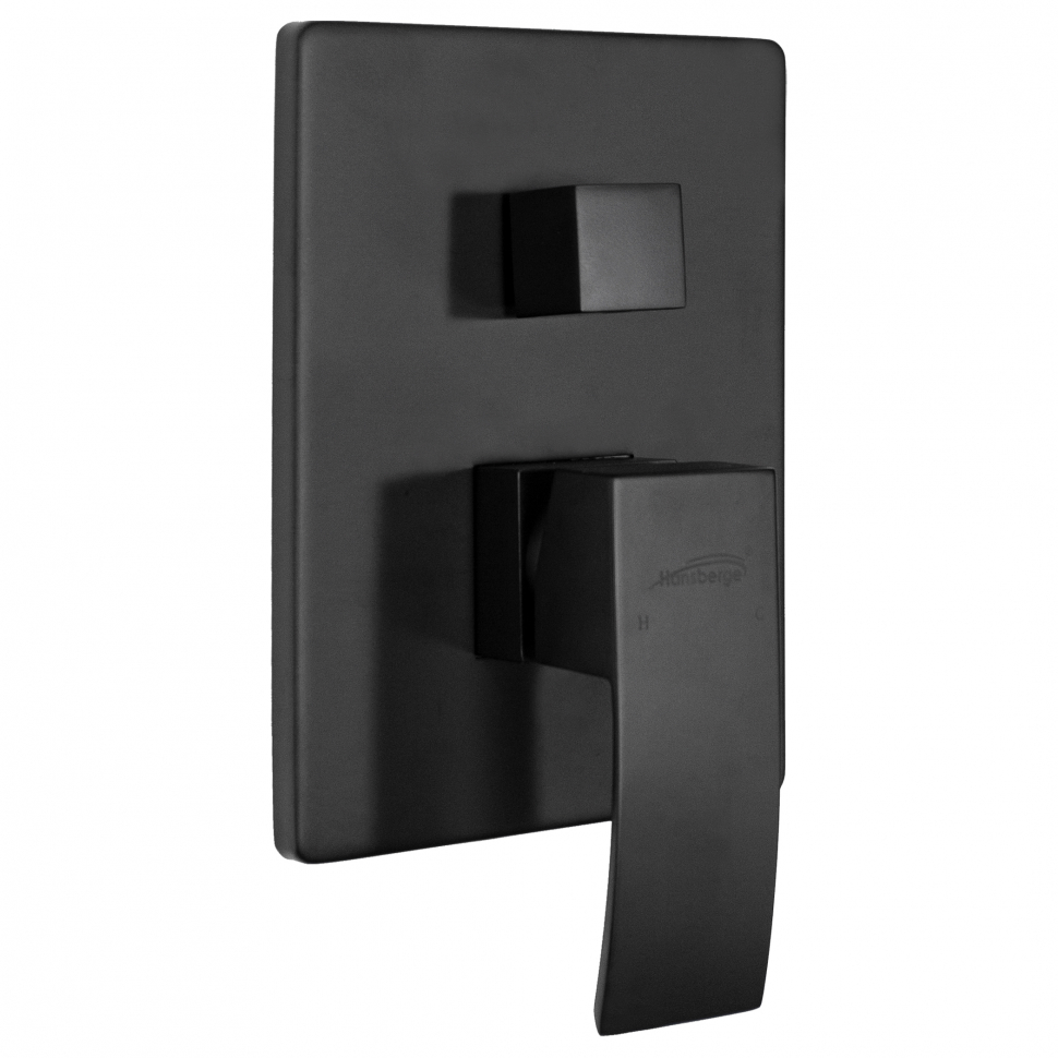 Душевая система Hansberge CUBITO H6077BL Черный матовый